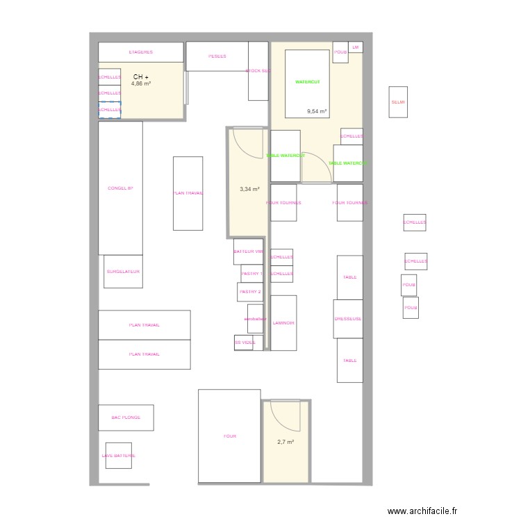 PLAN DOM. Plan de 0 pièce et 0 m2