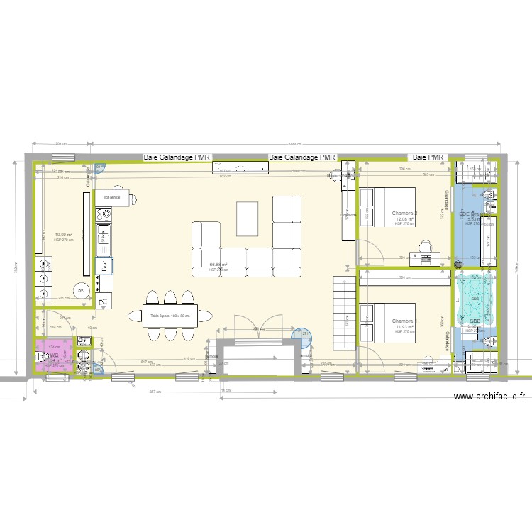 RDC sans extension 1. Plan de 0 pièce et 0 m2