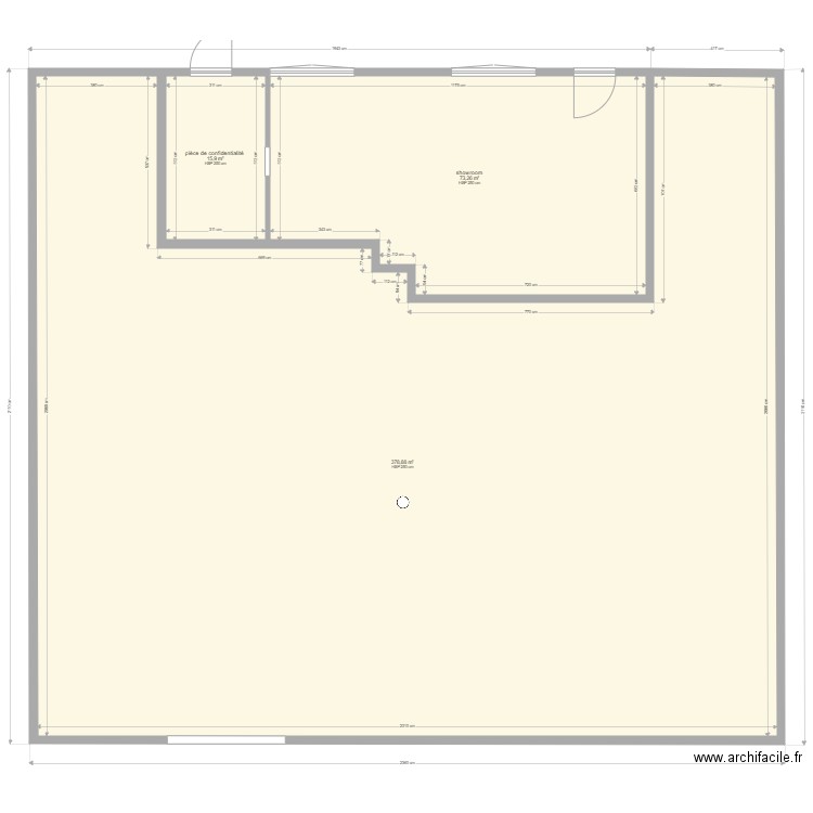 SOUCHETS 3. Plan de 3 pièces et 468 m2