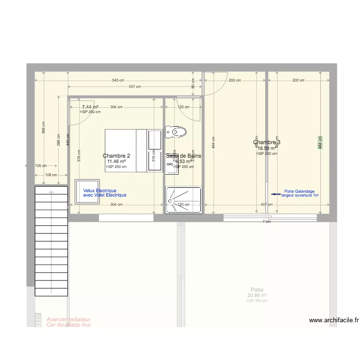 MOYSNANT projet Quater. Plan de 