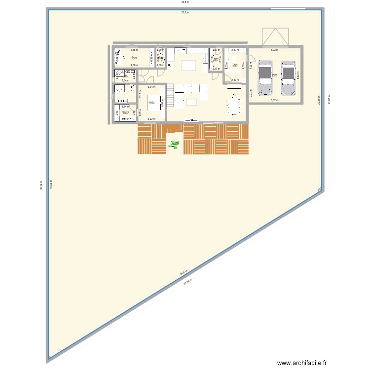 maison 2. Plan de 0 pièce et 0 m2