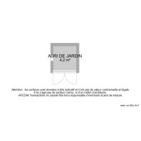 BI 7947 ABRI DE JARDIN