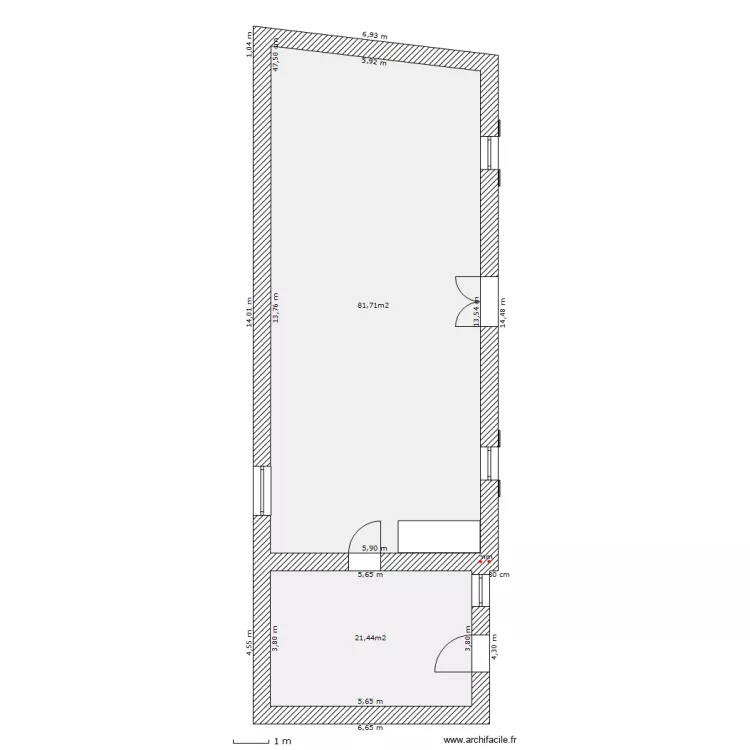 maison anga&iuml;s R. Plan de 