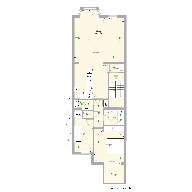 Marie José Rez1 Version petite 2e permis. Plan de 0 pièce et 0 m2