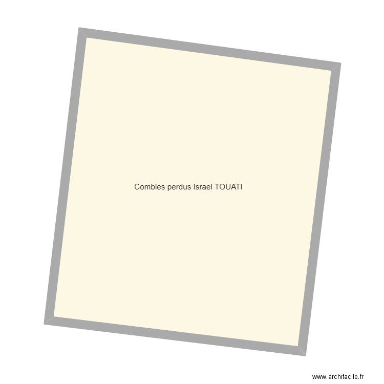combles perdus Touati. Plan de 0 pièce et 0 m2