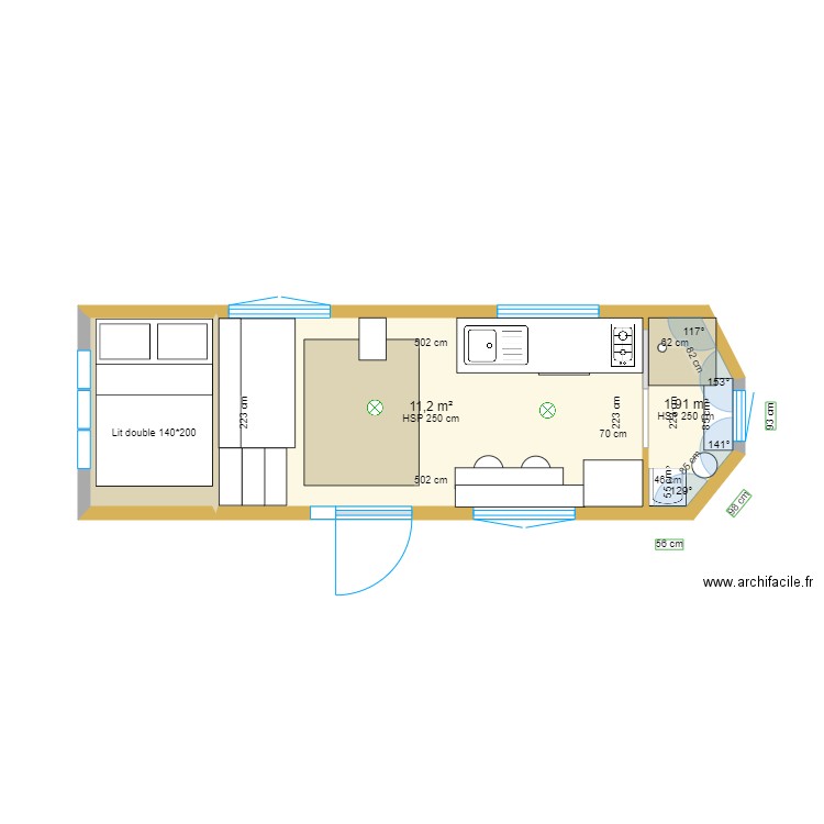 Tiny v1. Plan de 0 pièce et 0 m2