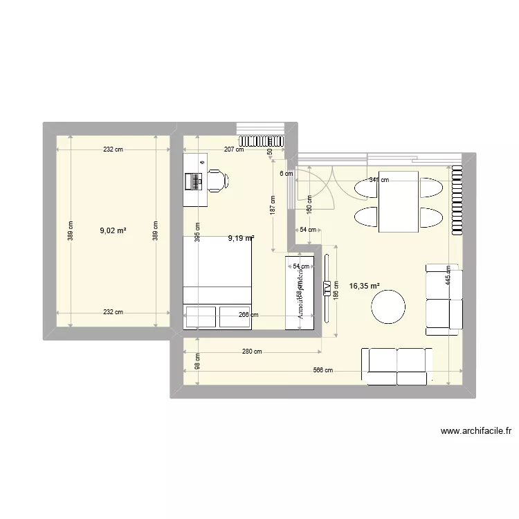 19 Square des Hauts Blosne - Rennes Projet 2. Plan de 
