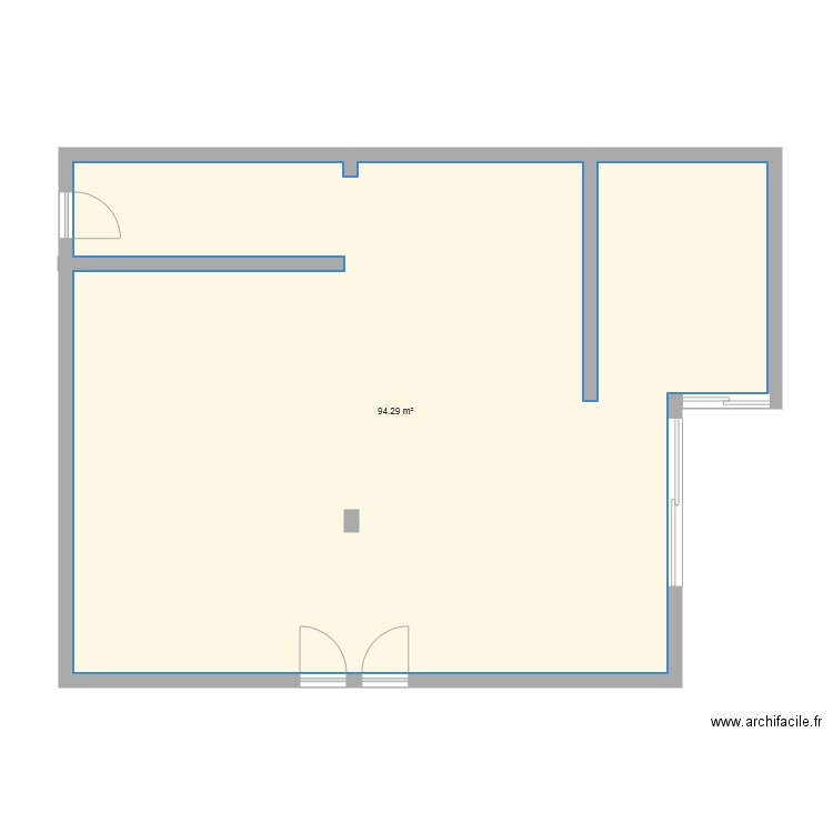 plan appartement avec cotes