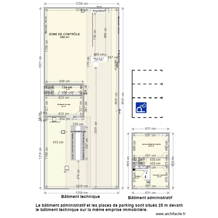 CCT VL PIERREPONT sur A3. Plan de 