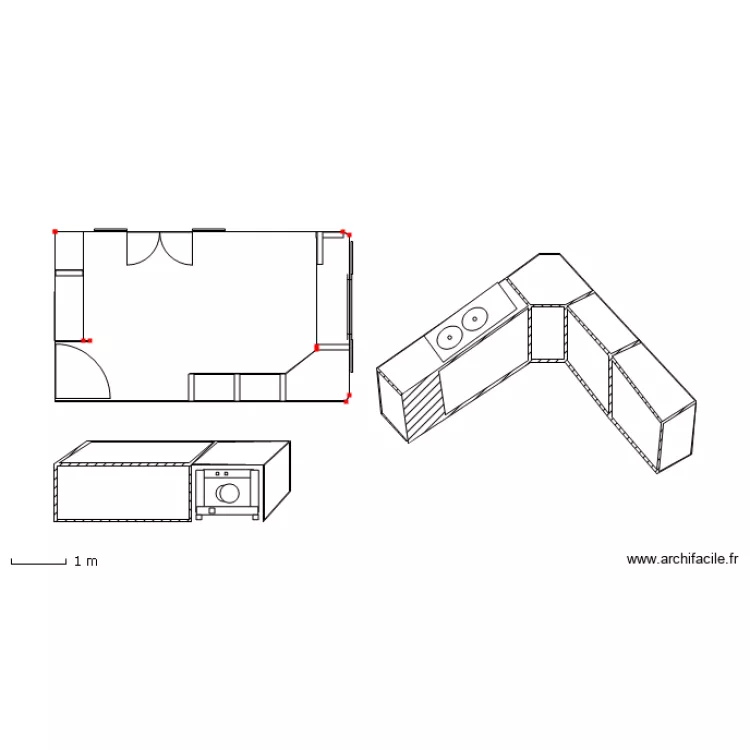 cuisine. Plan de cuisine. Plan de