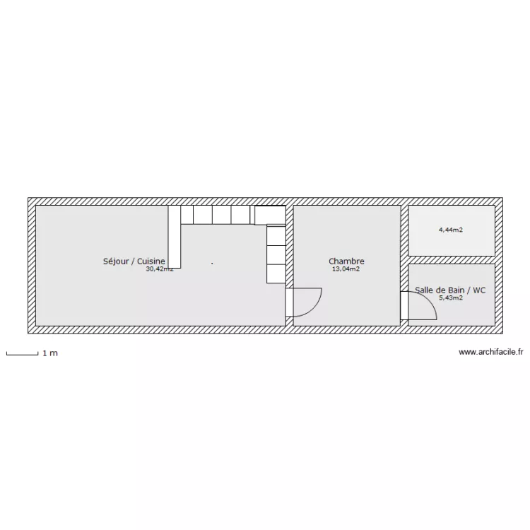 maison. Plan de 