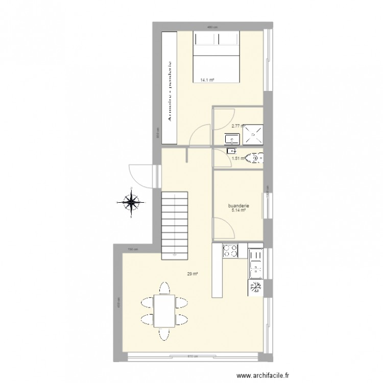 maison neuve RDC plan 1. Plan de 0 pièce et 0 m2