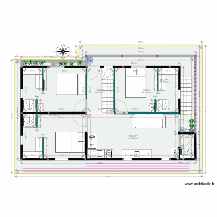 BOUBOUNE. Plan de 0 pièce et 0 m2