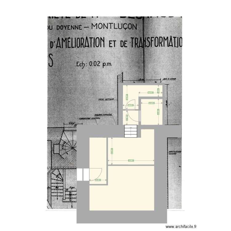 Doyenne5. Plan de 6 pièces et 32 m2