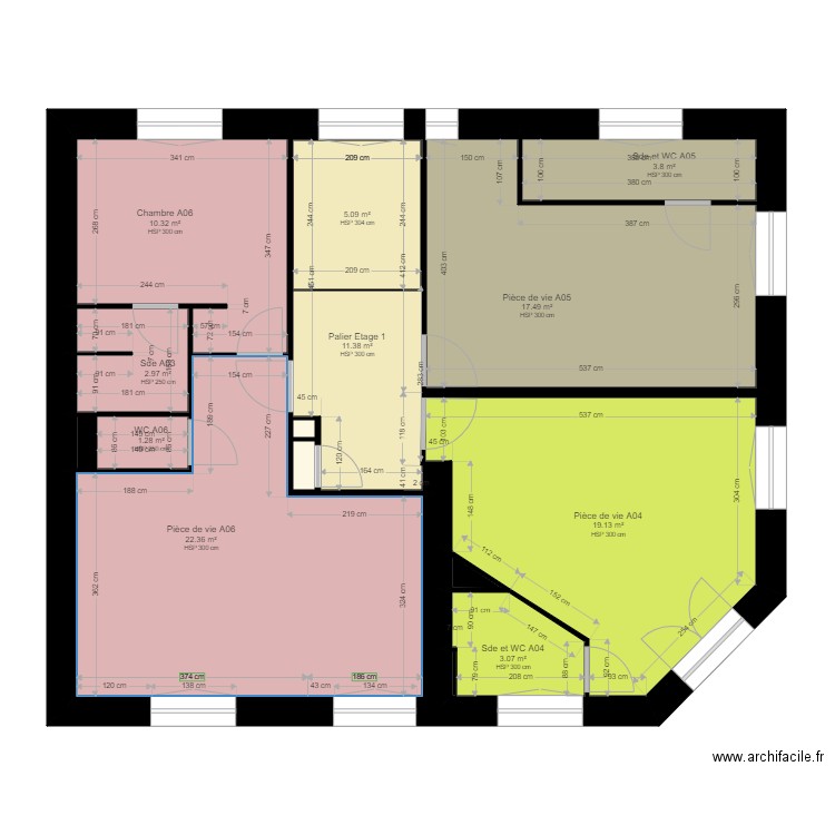 NATIONALE V7 9 apparts. Plan de 0 pièce et 0 m2