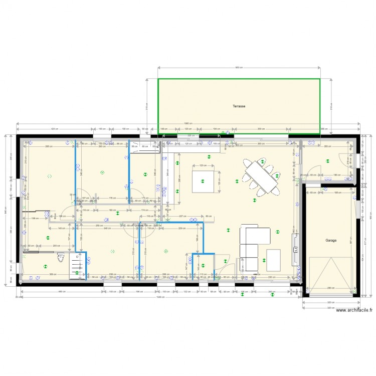 Plan maison 1. Plan de 0 pièce et 0 m2