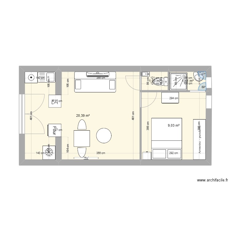 st2. Plan de 0 pièce et 0 m2
