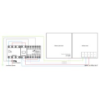 Scéma electrique du simulateur de TIC XEV 304