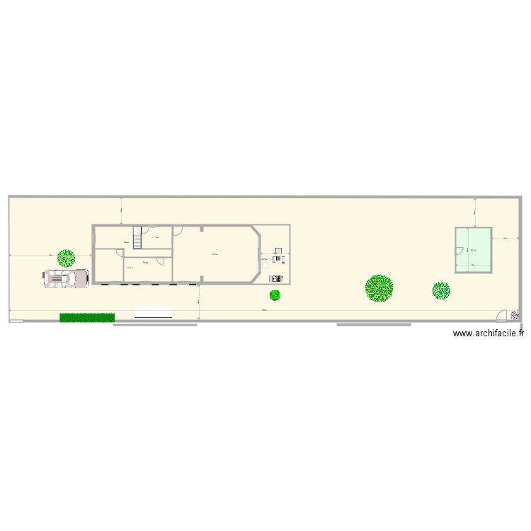 IMPLANTATION ABRI DE JARDIN. Plan de 0 pièce et 0 m2