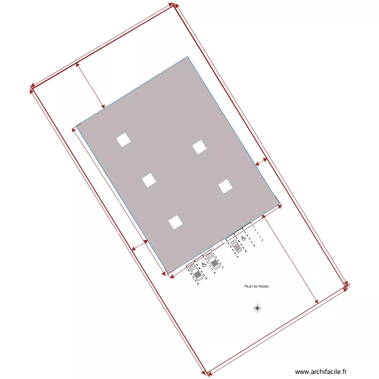 restaurant augny. Plan de 