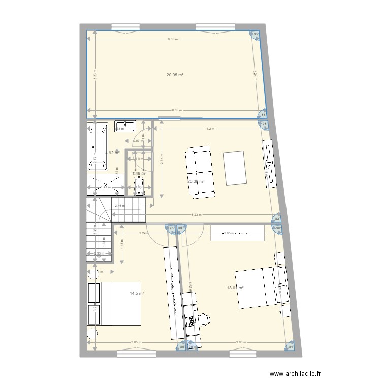 maison maman HAUT. Plan de 0 pièce et 0 m2