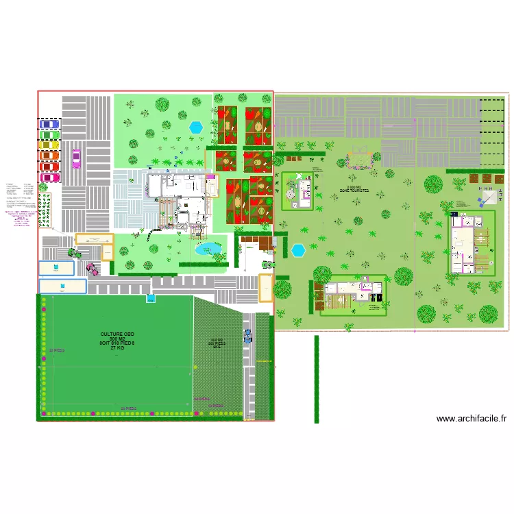 PROJET ECOLIEUX PORTUGAL 1KM2 CHANVRE. Plan de 