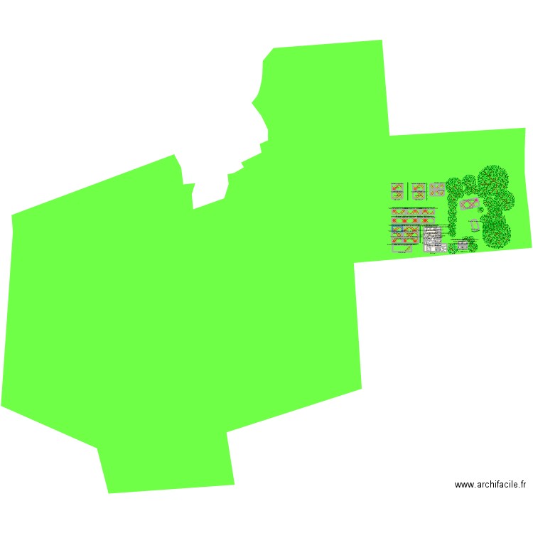 centre soins ter. Plan de 67 pièces et 2783 m2