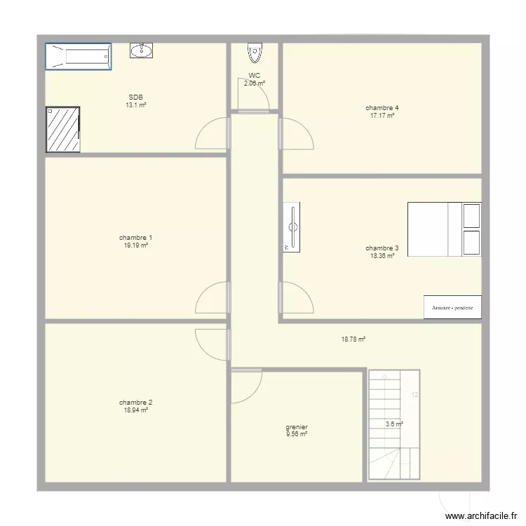 chez nous. Plan de 