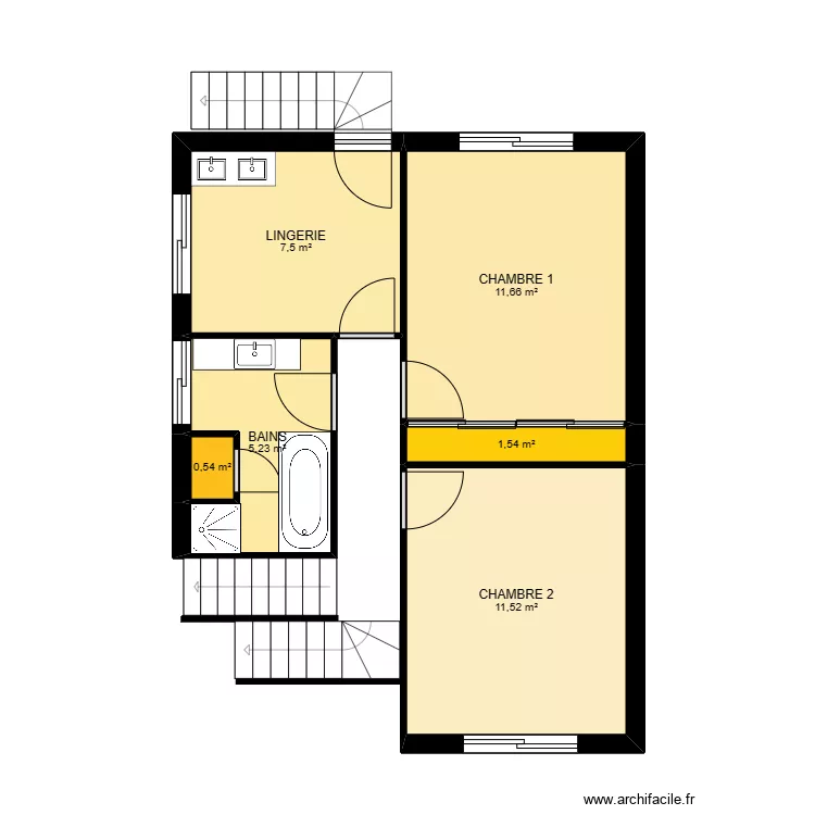 PARTIE NUIT. Plan de 