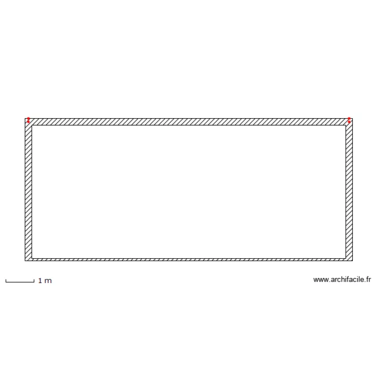 facade nord. Plan de 