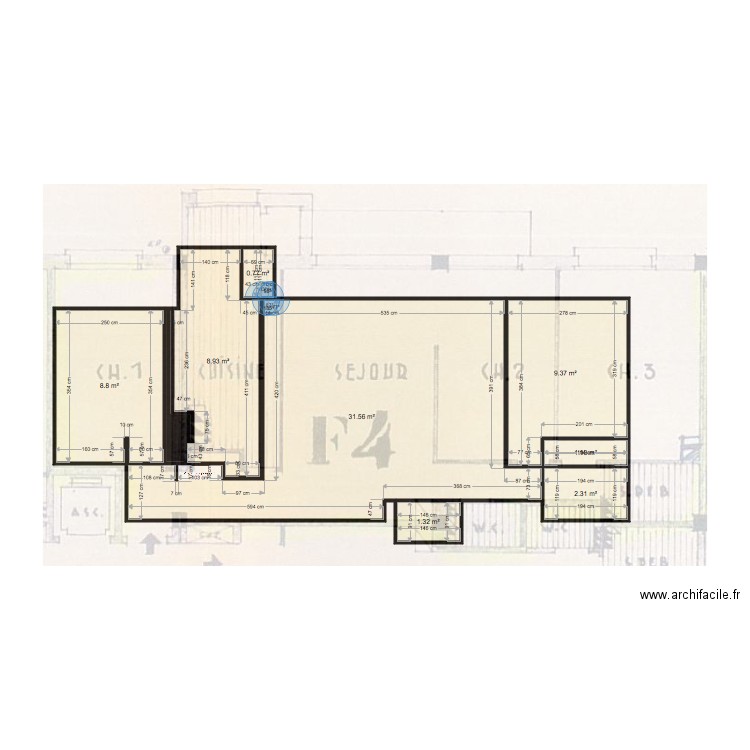 SAINT CLOUD 4. Plan de 0 pièce et 0 m2