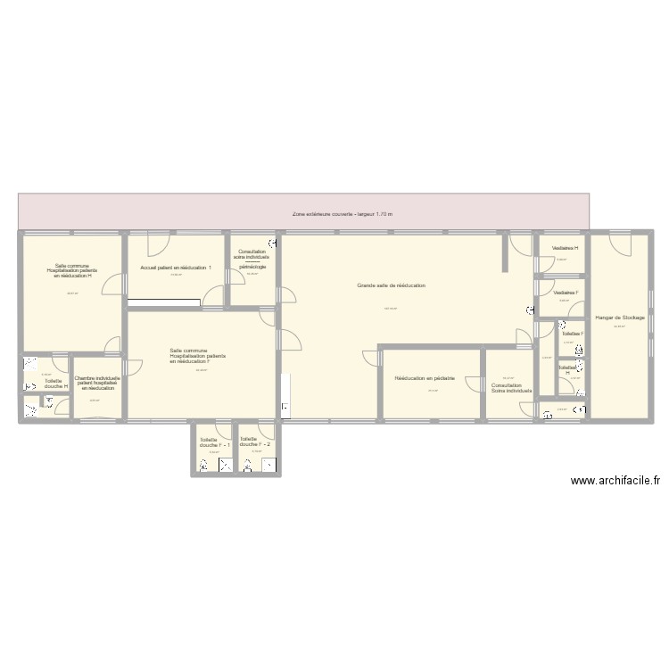 HDS Muyinga - bâtiment maternité Transformations proposées . Plan de 0 pièce et 0 m2