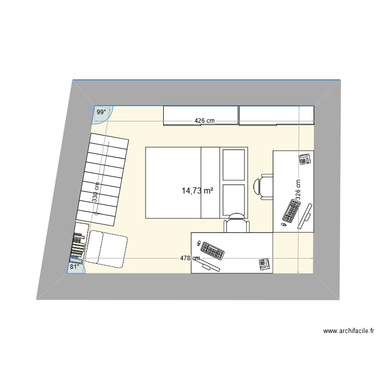 Messimy V1. Plan de 17 pièces et 264 m2