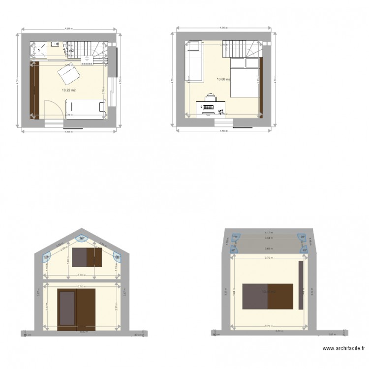 cab 450 full floor. Plan de 0 pièce et 0 m2