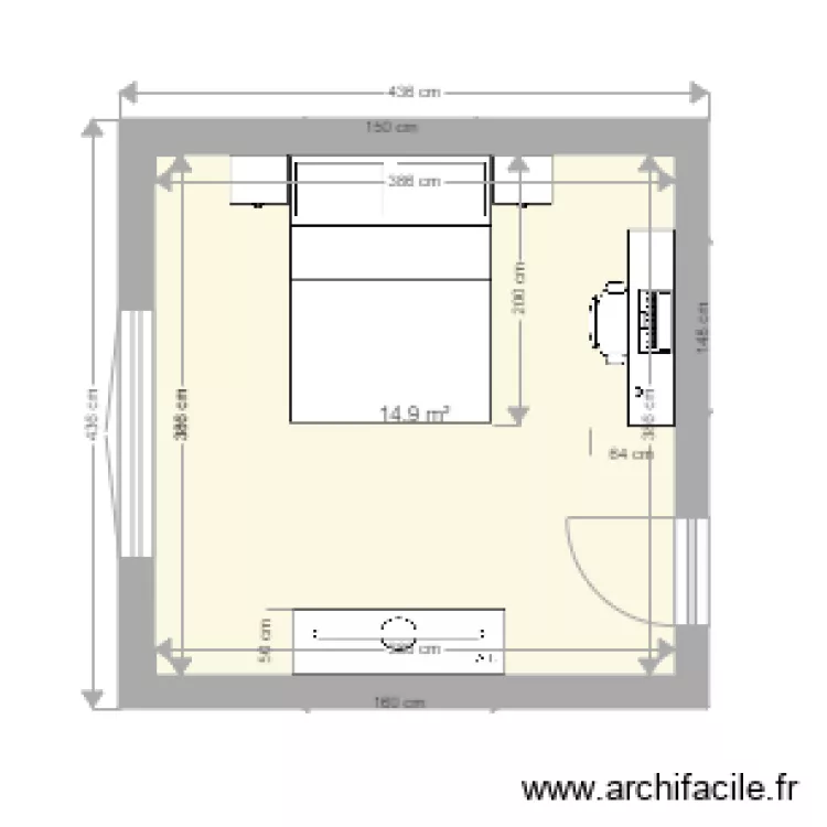 chambre dimitri 2. Plan de 