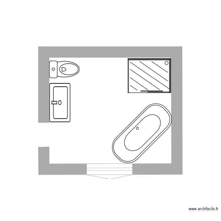 sdb 407. Plan de 0 pièce et 0 m2