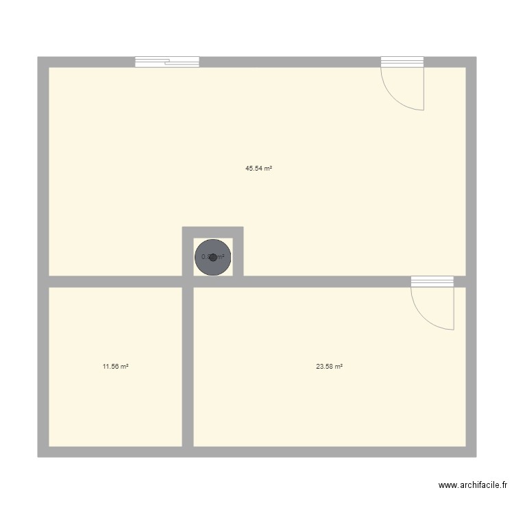 chalet remi4 soussol. Plan de 0 pièce et 0 m2