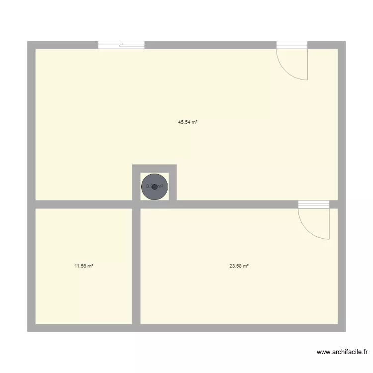 chalet remi4 soussol. Plan de 