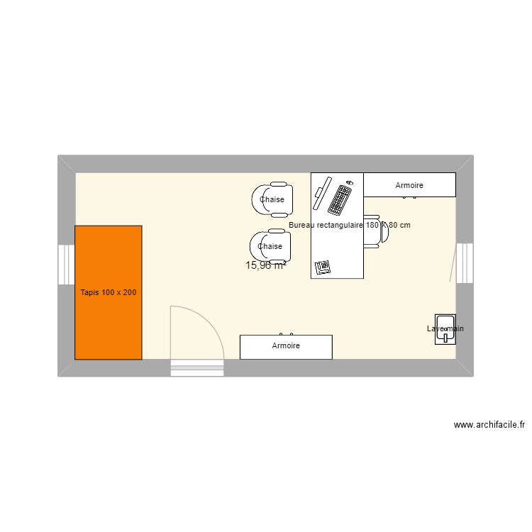 Dr LOISILLON. Plan de 0 pièce et 0 m2