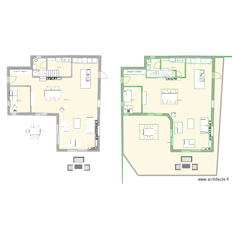 Smu bas 1. Plan de 15 pièces et 407 m2