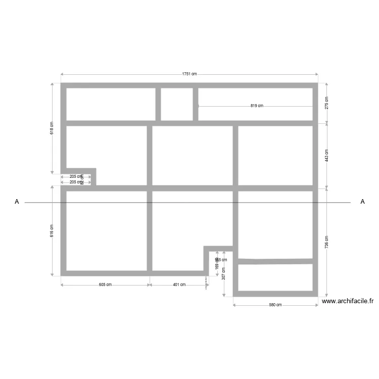 maison cameroun fondations. Plan de 