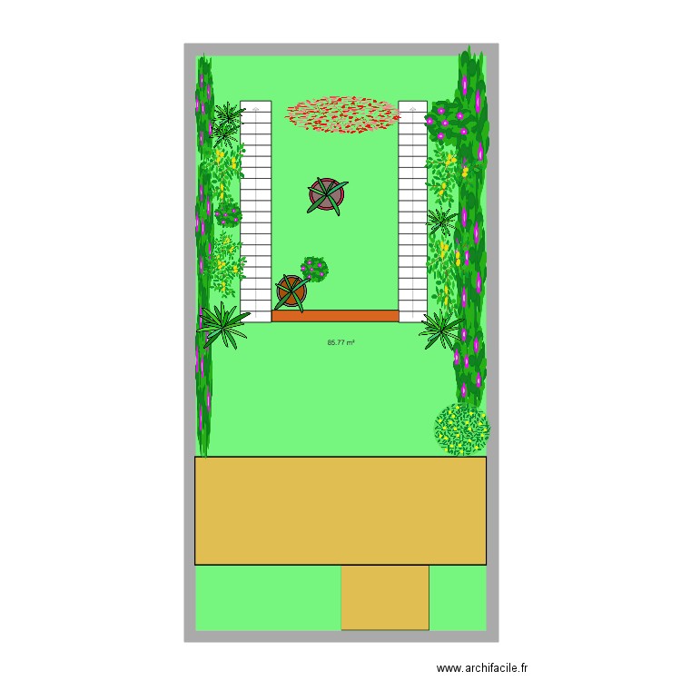 jardin louise 2. Plan de 0 pièce et 0 m2