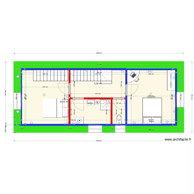 ETAGE  RAON 2. Plan de 