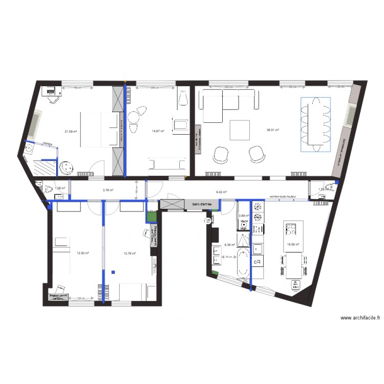 plan projet chateau neuilly PROJET 9. Plan de 0 pièce et 0 m2