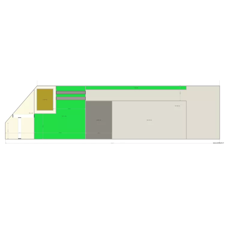 Terrain lot 45. Plan de 