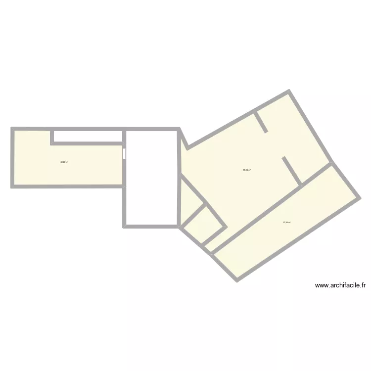 baugy 2. Plan de 3  et 159 m²