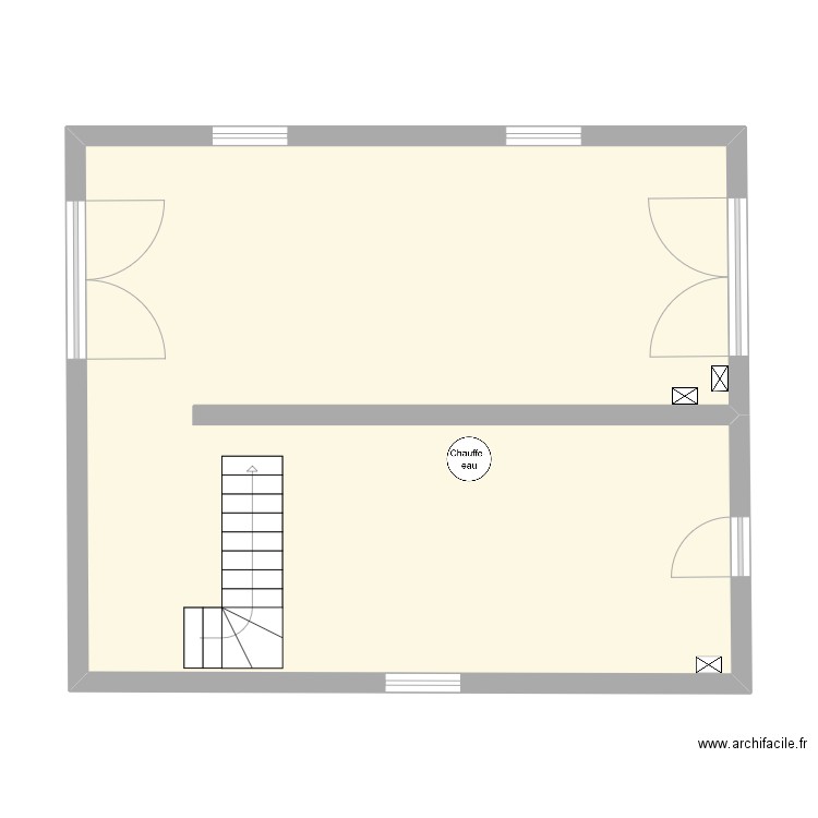SAS0953E. Plan de 1 pièce et 57 m2