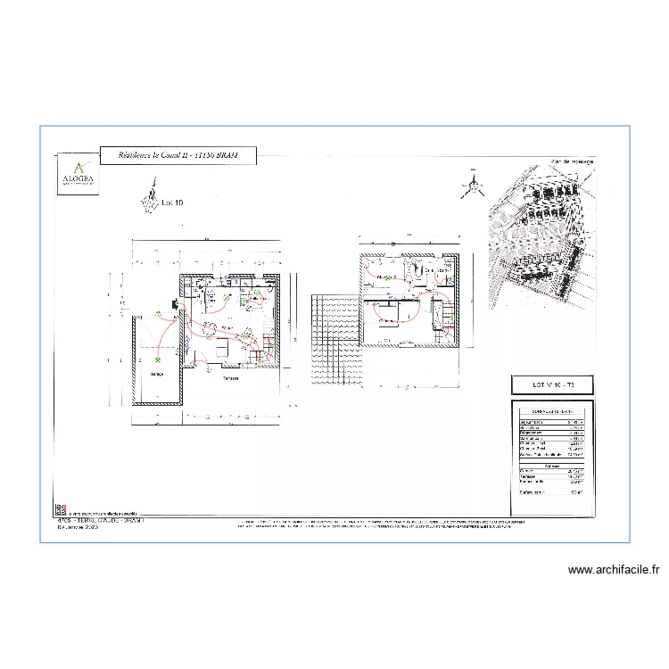 AMETHYSTE LOT 10. Plan de 