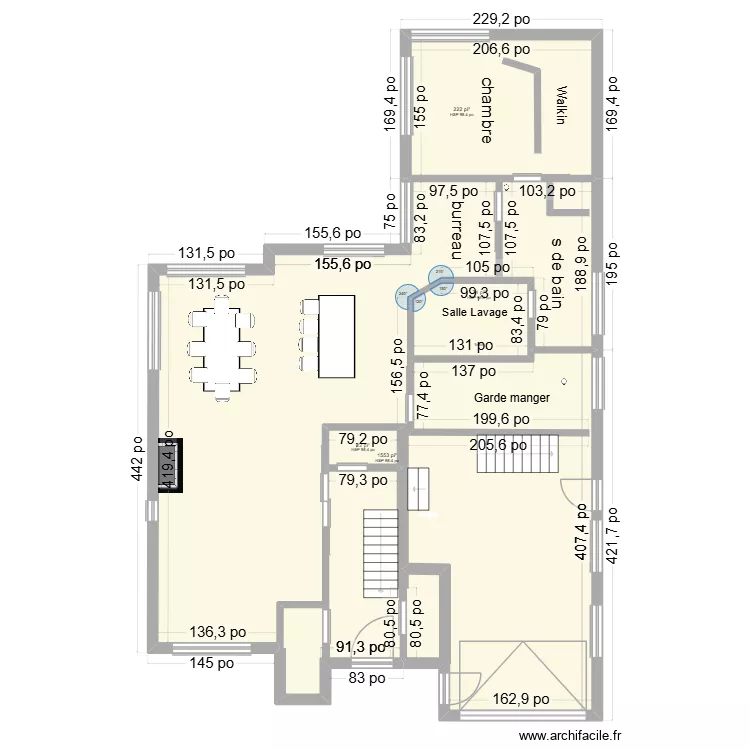 nouveau-6. Plan de 4  et 180 m²