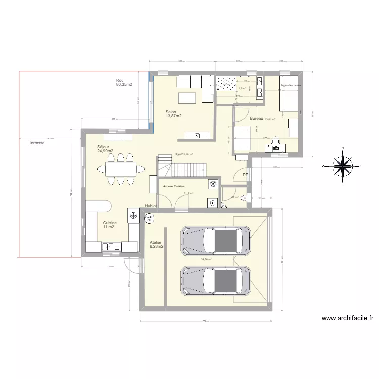 Plan sdb rdc V7. Plan de Plan sdb rdc V7. Plan de
